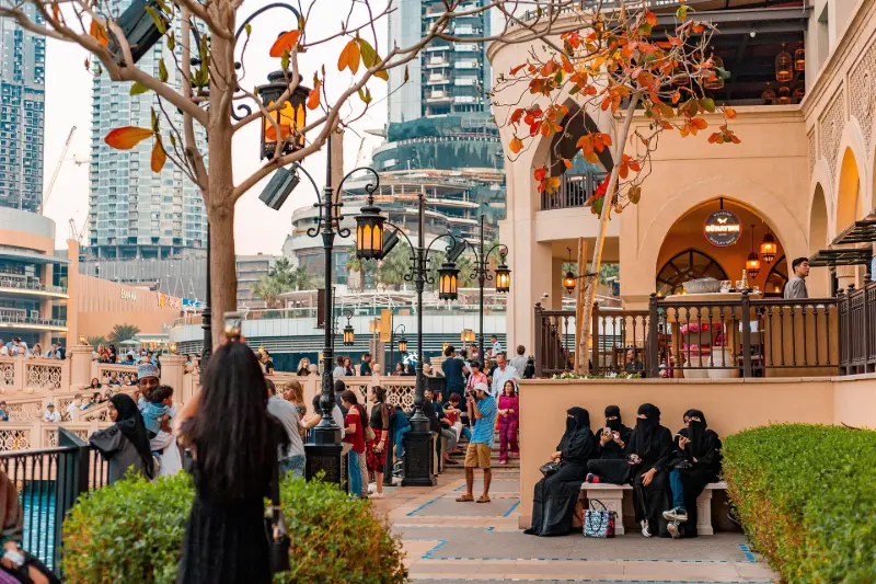 Traditional wind-tower houses at Al Fahidi Historical Neighborhood Dubai