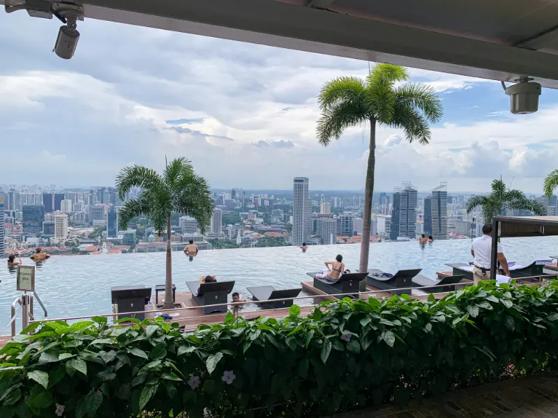 Hotel rooftoppool of Burj Khalifa, Dubai