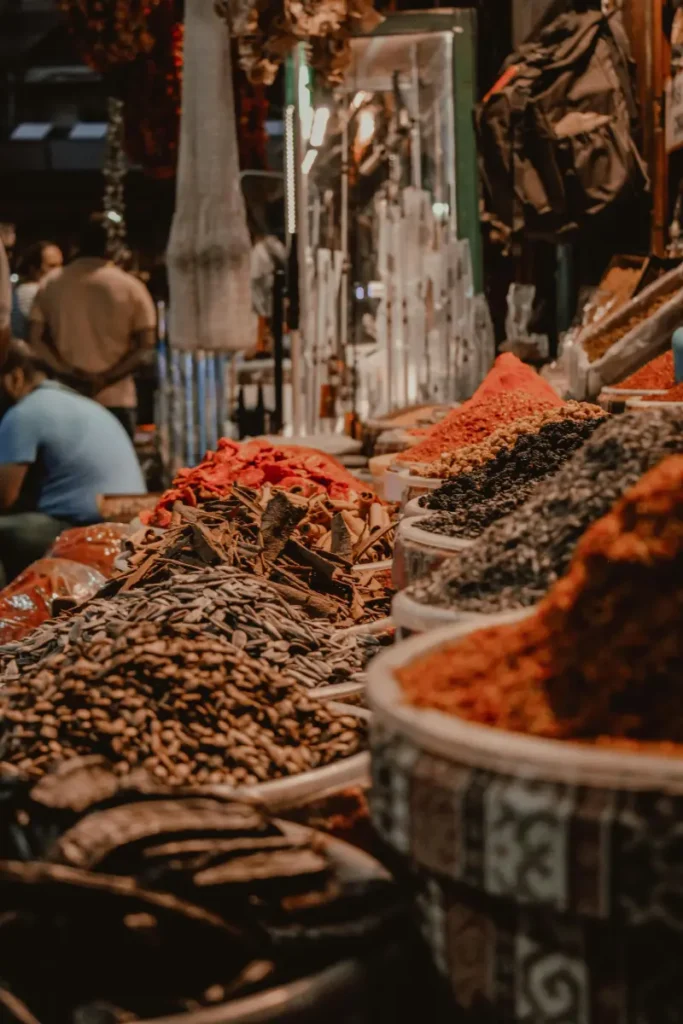 Traditional market street in Deira Dubai