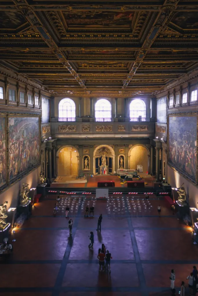 Palazzo Vecchio in Florence , inside view