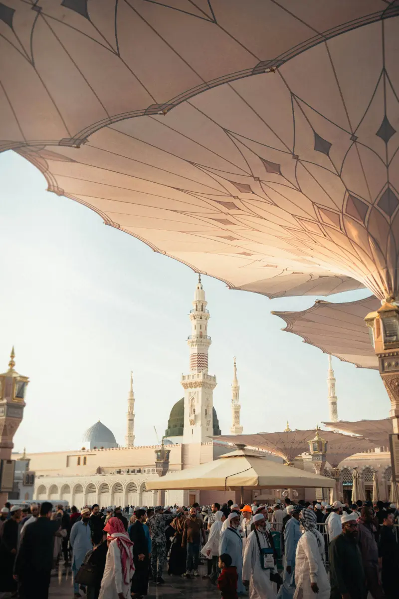 prophet mosque view Saudi Arabia